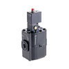 Pneumatically operated Excelon® P72F soft-start valve